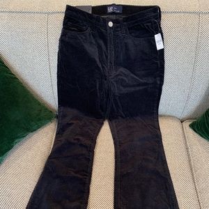 High Rise '70s Flare Velvet Pants with Washwell